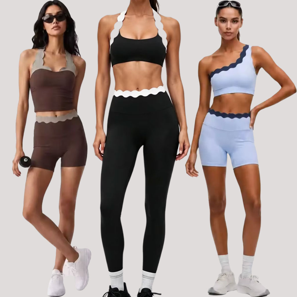 Yoga Fitness Set - طقم يوغا نسائي من قطعتين: حمالة