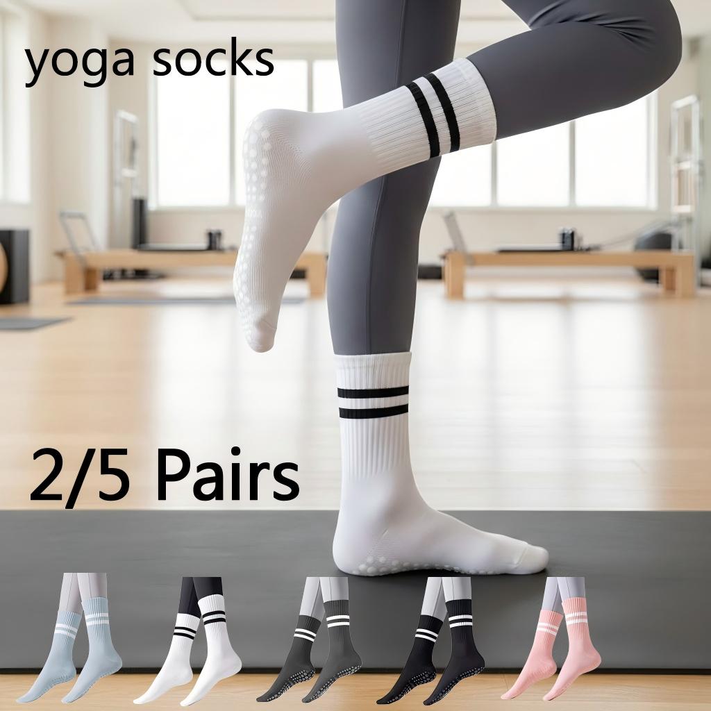 Yoga Fitness Set - جوارب يوجا نسائية مضادة للانزلاق، جوارب
