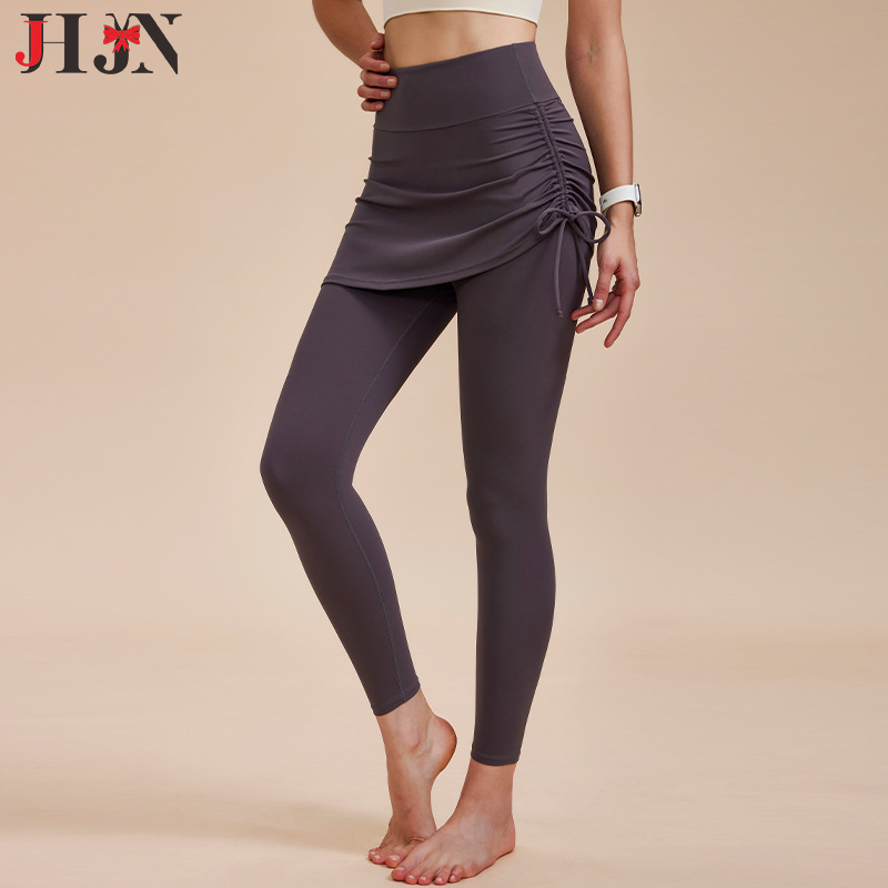 Yoga Fitness Drawing - JHJN التنانير والسراويل الرياضية اليوغا رسم