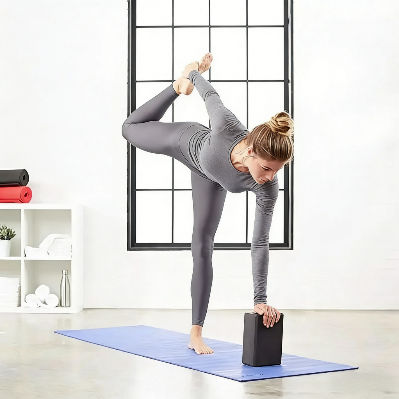 عالية الجودة اليوغا رغوة إسفين - مراجعة Yoga Fitness Board وسعره