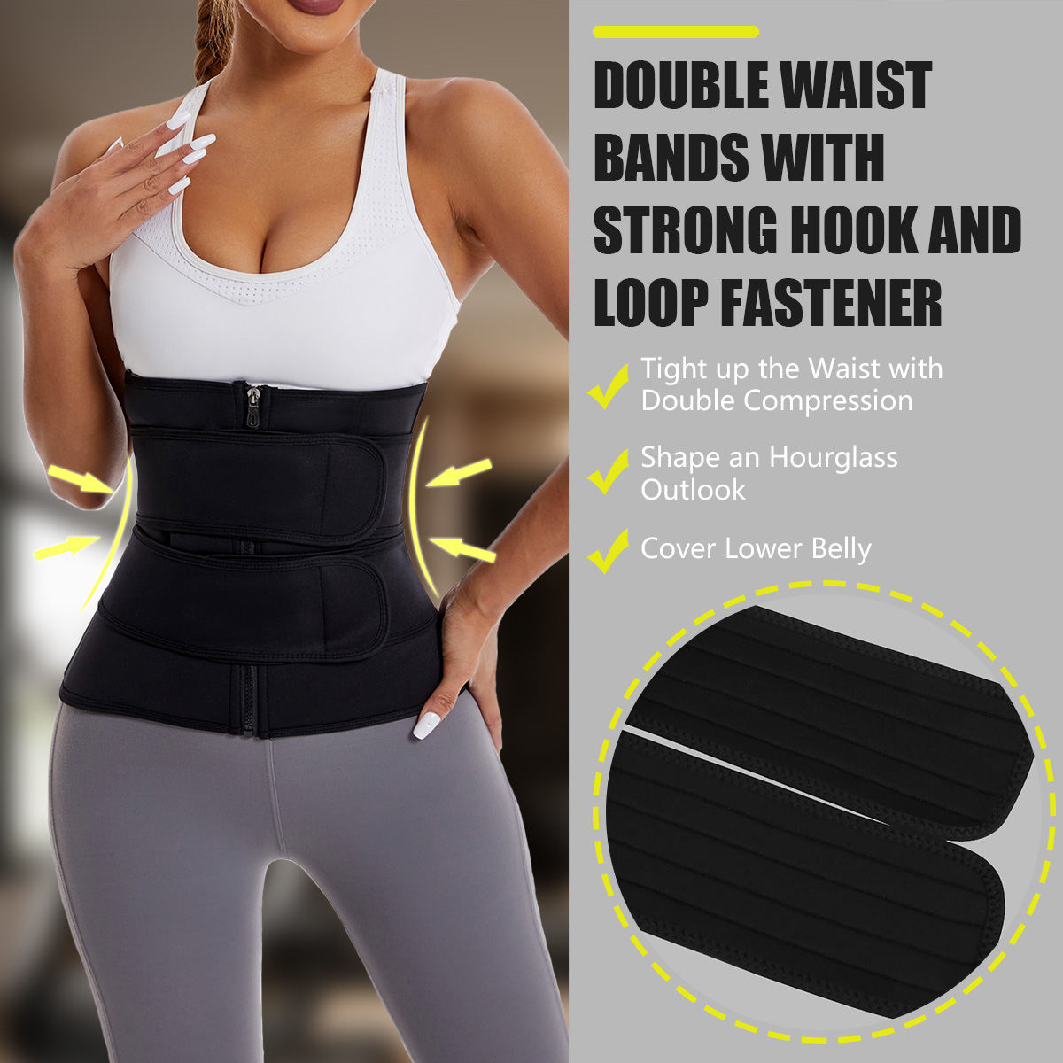 حزام تدريب الخصر للنساء بحزام  - مراجعة Weight Lifting Belt وسعره