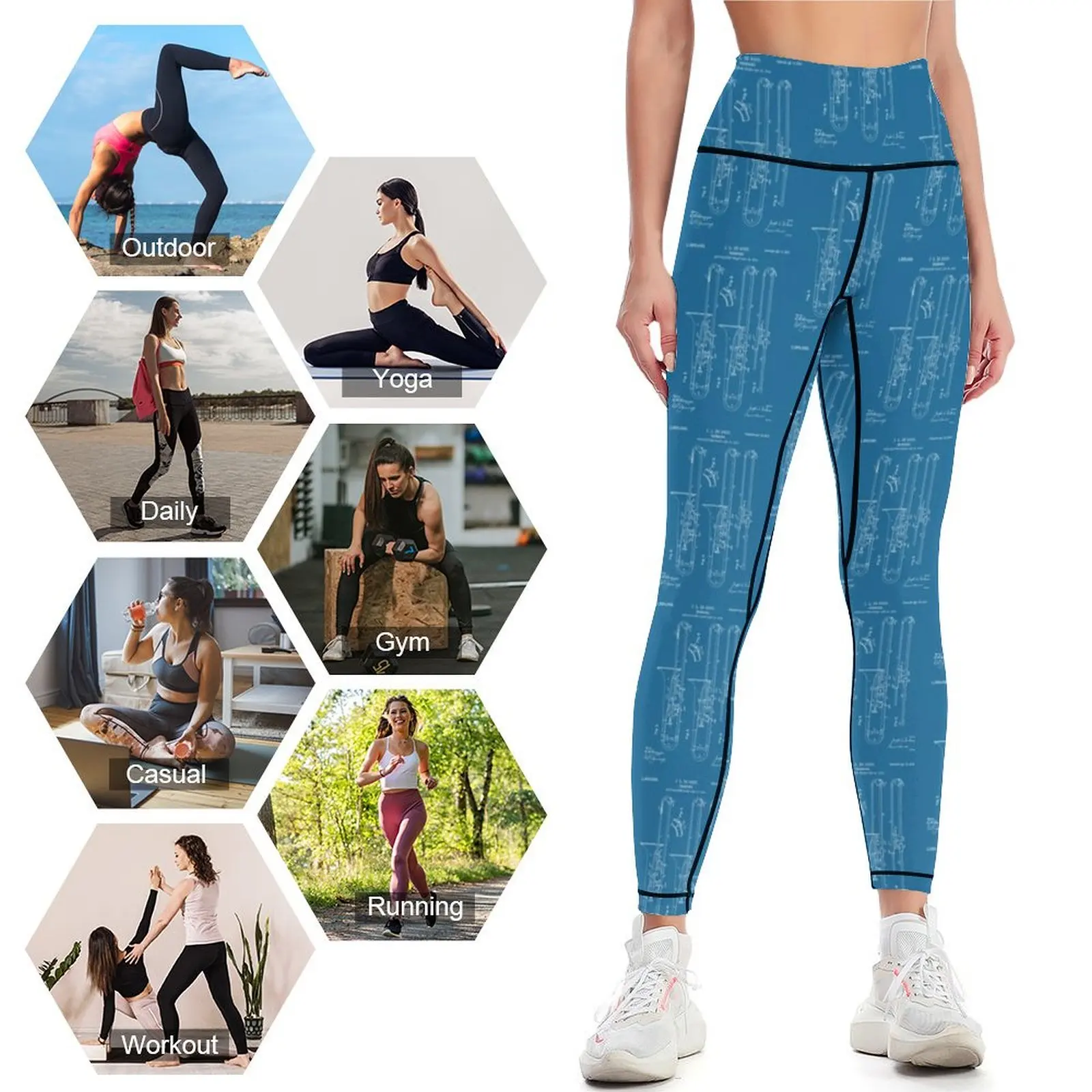 رسم براءة اختراع الترومبون - ل - مراجعة Yoga Fitness Drawing وسعره