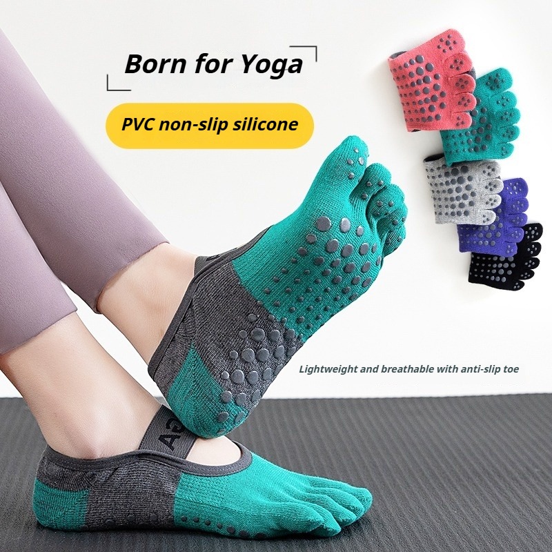 جوارب بيلاتس احترافية مضادة لل - مراجعة Yoga Fitness Women وسعره