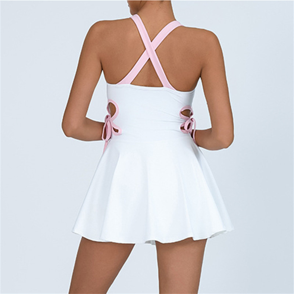 طقم تنس ويوجا نسائي 2026، فستا - مراجعة Yoga Fitness Dress وسعره